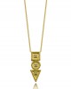 Byzantine Necklace with diamonds in 18k gold