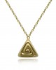 Archaic Era Necklace with diamond on chain in 18k gold