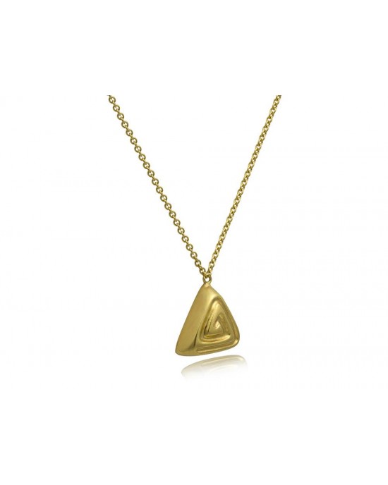  Archaic Era Necklace with diamond on chain in 18k gold