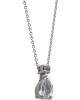 K14 White Gold Necklace with White Topaz 0.97ct