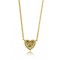 "Heart" necklace with diamond in K18 gold 