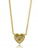 "Heart" necklace with diamond in K18 gold 