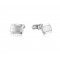 Rectangle cufflinks  in Sterling Silver 925°