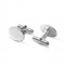 Oval Cufflinks made in Sterling Silver 925°
