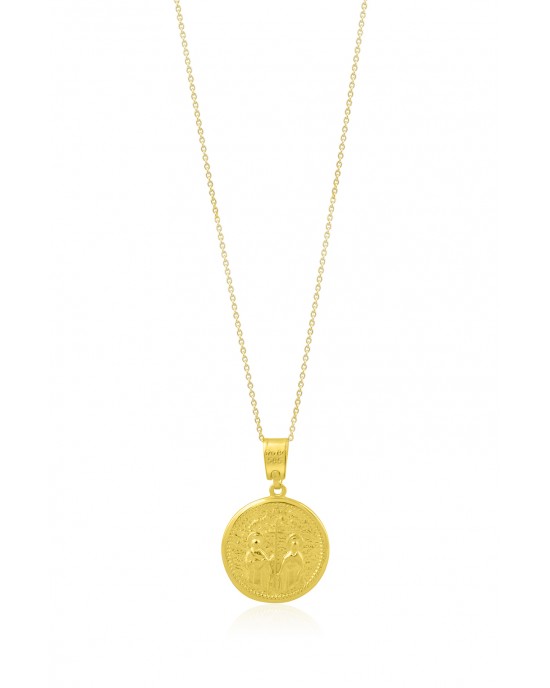 "Constantinato" pendant in 14k Gold 