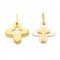 Pendant with Cross and Mother of Pearl in 14K Gold Ekan Pendant with Cross and Mother of Pearl in 14K Gold Ekan