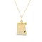 Scroll Pendant in gold 14K