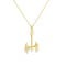 Pendant "Double Axe-Labrys" in 14K gold