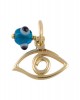 14K Gold Pendant "Evil eye"