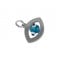 14K White Gold Pendant "Evil eye"