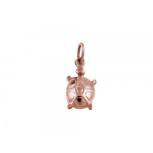 ''Turtle'' pendant in 14k rose gold