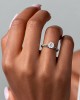Μονόπετρο δαχτυλίδι με διαμάντι 1.00ct από λευκόχρυσο Κ18 και πιστοποίηση HRD