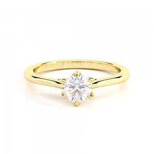 Solitaire engagement ring with diamond 0.51ct GIA Certified in 18k gold Solitaire engagement ring with diamond 0.51ct GIA Certified in 18k gold