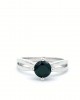 Μονόπετρο δαχτυλίδι Κ18 με μαύρο διαμάντι 0.75ct Μονόπετρο δαχτυλίδι με μαύρο διαμάντι 0.75ct από λευκό χρυσό Κ18