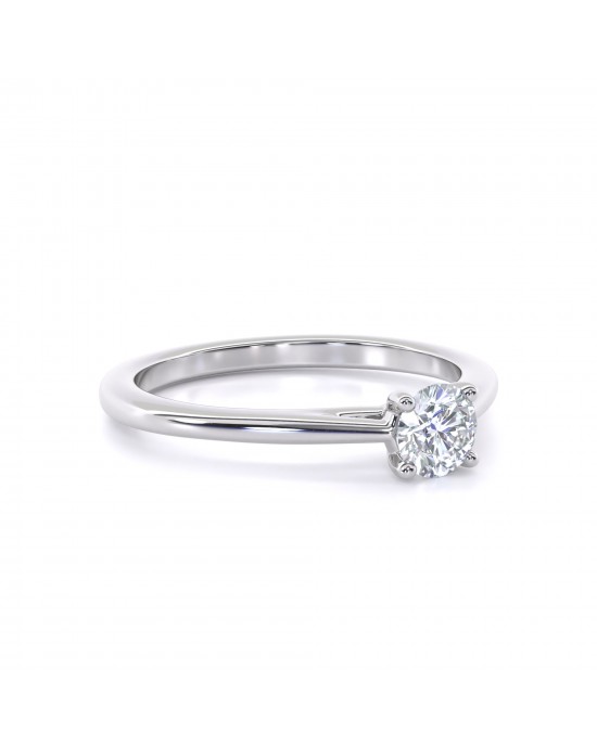 Μονόπετρο δαχτυλίδι διαμάντι 0.33ct λευκόχρυσο Κ18 GIA Μονόπετρο δαχτυλίδι με διαμάντι 0.33ct, λευκόχρυσο Κ18, πιστοποίηση GIA