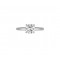 Engagement solitaire ring with 1.07ct Lab-Grown diamond in 18K white gold, IGI certified