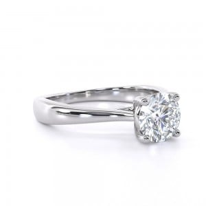Philia Solitaire engagement ring with Lab-Created Diamond IGI Certified, in 18k white gold