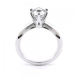 Μονόπετρο δαχτυλίδι με διαμάντι εργαστηρίου 1.50ct από λευκόχρυσο Κ18 και πιστοποίηση IGI