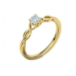 Μονόπετρo δαχτυλίδι χρυσό Κ18 με διαμάντι 0.25ct άπειρο με πιστοποιητικό GIA Μονόπετρo δαχτυλίδι χρυσό Κ18 με διαμάντι 0.25ct άπειρο με πιστοποιητικό GIA