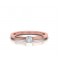 Μονόπετρο δαχτυλίδι ροζ χρυσός Κ18 με μπριγιάν 0.10ct
