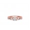 Μονόπετρο δαχτυλίδι με διαμάντι μπριγιάν 0.40ct άπειρο από ροζ χρυσό Κ18 με πιστοποιητικό GIA
