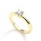 Μονόπετρο δαχτυλίδι από χρυσό Κ18 με διαμάντι μπριγιάν 0.40ct και πιστοποίηση GIA