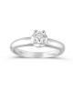 Solitaire Engagement Ring in 18k White Gold with diamond 0.21ct 