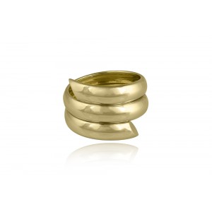 Δαχτυλίδι τριπλό από Χρυσό Κ14