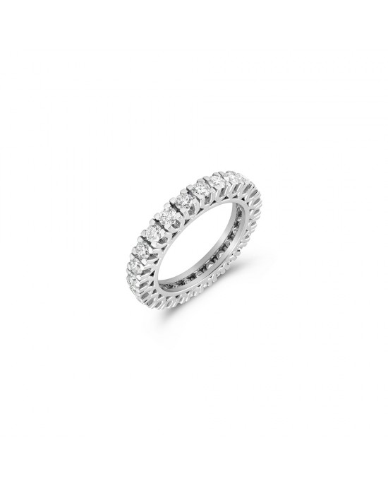 Δαχτυλίδι ολόβερο με 25 πέτρες διαμάντια μπριγιάν 2.17ct