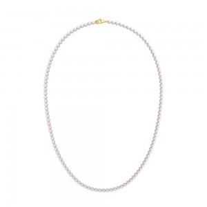 K14 Gold Round Pearl Necklace 4-4.5mm