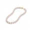 Round Biwa pearl necklace 9-11mm in 14k gold