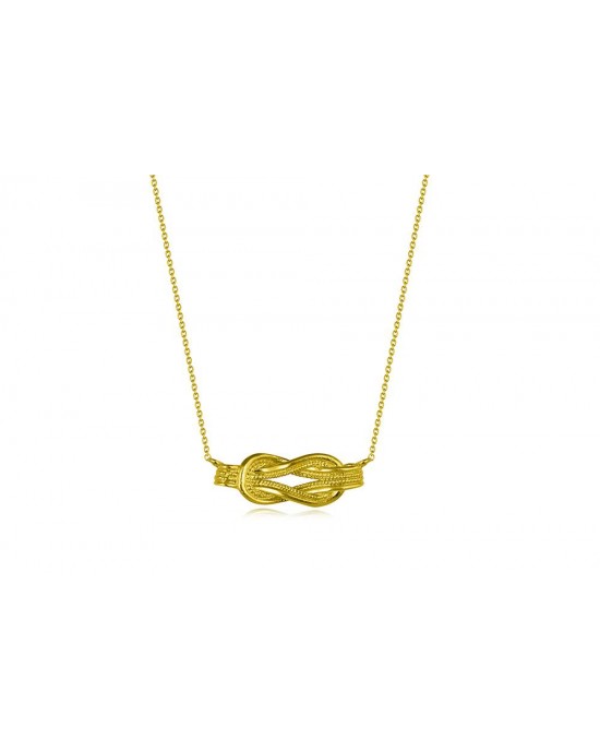 Hercules Knot necklace in 18k gold