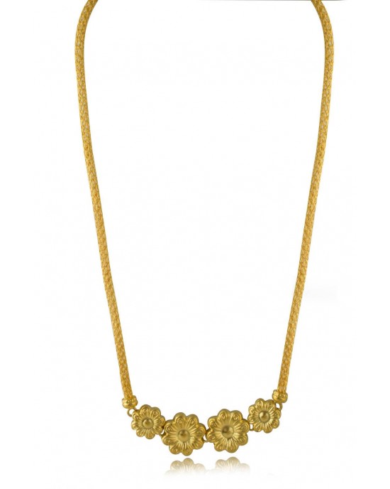"Daisies" necklace in 18k gold