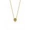 "Circle" Necklace with diamond in 18k gold