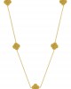 Flower necklace with diamond in K18 gold 
