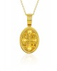 "Constantinato" pendant in 14k gold