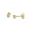 Diamond stud earrings in 18k gold