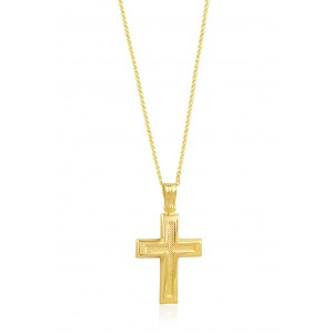 Baptism cross in 14k gold  Baptism cross in 14k gold