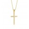 Σταυρός με ζιργκόν από χρυσό Κ14
