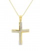 Cross with CZ in 14k gold Cross with CZ in 14k gold