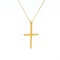 Minimalistic cross in 14k gold