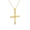 Βαπτιστικός σταυρός με ζιρκόν από χρυσό Κ14