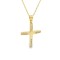 Σταυρός με ζιρκόν από χρυσό Κ14