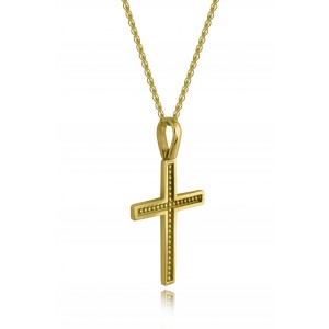 Cross in 14k Gold with granes