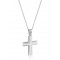 Ανδρικός βαπτιστικός σταυρός από λευκόχρυσο Κ14