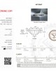 Μονόπετρο δαχτυλίδι με διαμάντι 0.14ct και πέτρες στο πλάι από λευκόχρυσο Κ18,IGI πιστοποιητικό