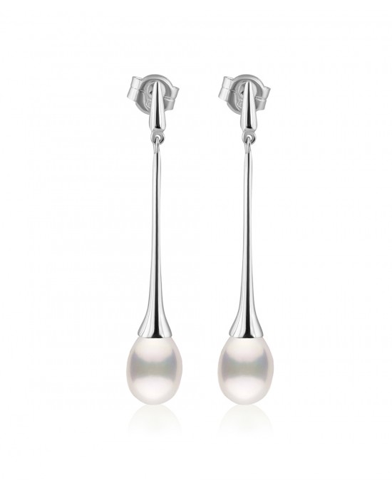 Pearl earrings in Sterling Silver 925° 