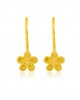 Byzantine "Daisy" earrings with diamonds in 18k gold