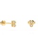 Diamond stud earrings in 18k White Gold