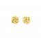 Knot stud earrings in 14k gold